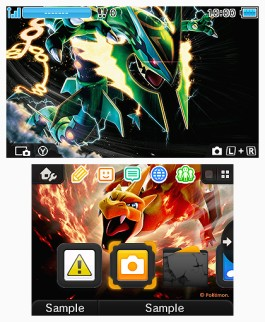 Archivo:Tema 3DS Pokémon Mega-Charizard Y - Mega Rayquaza.png