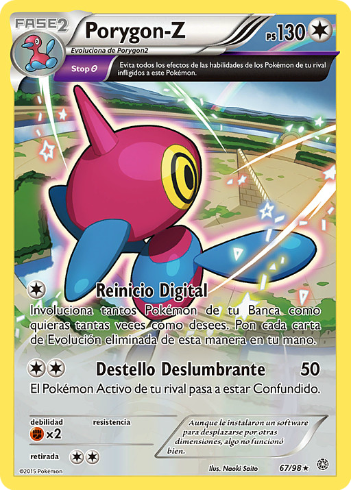 Porygon-Z (Antiguos Orígenes 67 TCG) - WikiDex, la enciclopedia
