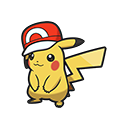 Icono del Pikachu con gorra Kalos en Pokémon HOME