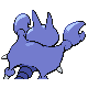 Imagen posterior de Gligar variocolor macho en Pokémon Diamante y Pokémon Perla