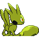 Imagen posterior de Scizor variocolor macho en Pokémon Diamante y Pokémon Perla