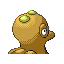 Imagen posterior de Octillery variocolor en Pokémon Rojo Fuego y Pokémon Verde Hoja