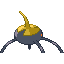 Imagen posterior de Surskit variocolor en Pokémon Rojo Fuego y Pokémon Verde Hoja