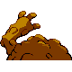 Imagen posterior de Graveler variocolor en Pokémon Platino