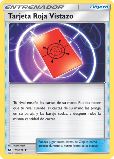 Tarjeta Roja Vistazo (TCG) - WikiDex, la enciclopedia Pokémon