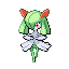 Imagen de Kirlia en Pokémon Rojo Fuego y Verde Hoja