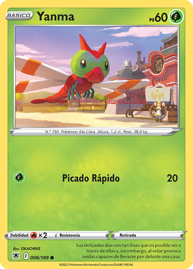Yanma (Resplandor Astral TCG) - WikiDex, la enciclopedia Pokémon