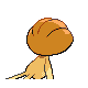 Imagen posterior de Uxie variocolor en Pokémon Platino