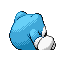 Imagen posterior de Poliwhirl variocolor en Pokémon Esmeralda