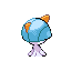 Imagen posterior de Ralts variocolor en Pokémon Rojo Fuego y Pokémon Verde Hoja
