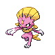 Imagen de Weavile variocolor hembra en Pokémon Diamante y Pokémon Perla