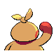 Imagen posterior de Makuhita variocolor en Pokémon Oro HeartGold y Pokémon Plata SoulSilver