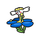 Icono de Flabébé flor azul en Pokémon HOME