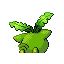Imagen posterior de Hoppip variocolor en Pokémon Rojo Fuego y Pokémon Verde Hoja