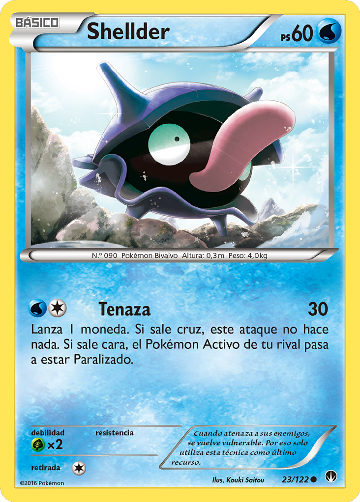 Shellder (TURBOlímite 23 TCG) - WikiDex, la enciclopedia Pokémon