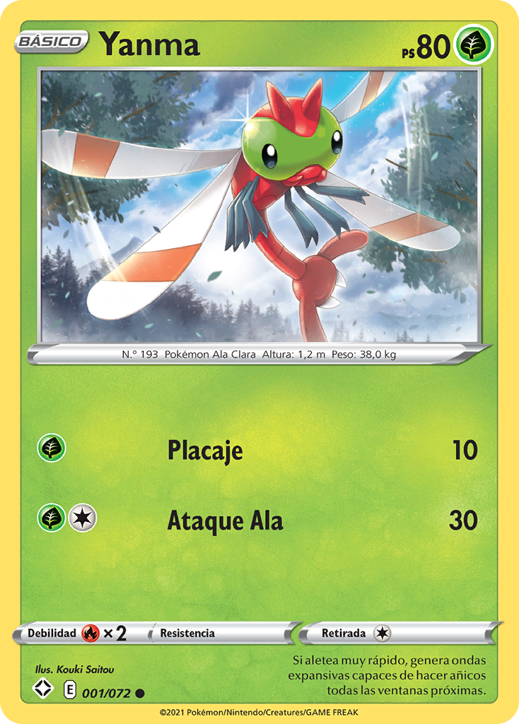 Yanma (Destinos Brillantes TCG) WikiDex, la enciclopedia Pokémon