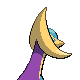 Imagen posterior de Cresselia variocolor en Pokémon Platino