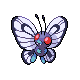 Imagen de Butterfree hembra en Pokémon Diamante y Perla