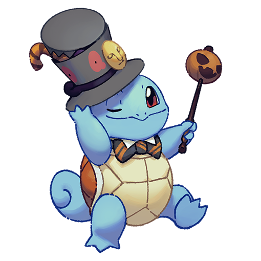 Archivo:Pegatina Squirtle Halloween 20 GO.png