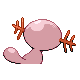 Imagen posterior de Wooper variocolor macho en Pokémon Diamante y Pokémon Perla