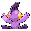 Imagen posterior de Marshtomp variocolor en Pokémon Rojo Fuego y Pokémon Verde Hoja