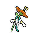 Icono de Floette flor naranja en Pokémon HOME