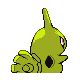 Imagen posterior de Larvitar variocolor en Pokémon Platino