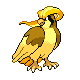 Imagen de Pidgeot variocolor macho o hembra en Pokémon Platino