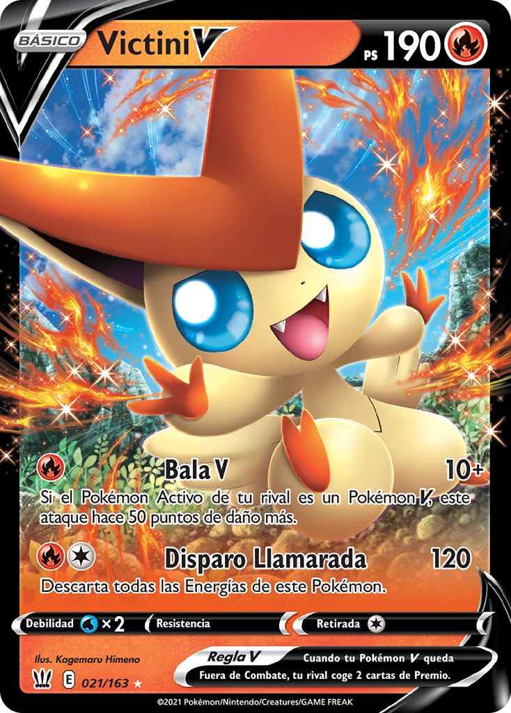 Victini V (Estilos de Combate TCG) - WikiDex, la enciclopedia Pokémon
