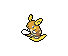 Icono de Raichu de Alola en Pokémon: Let's Go, Pikachu! y Pokémon: Let's Go Eevee!