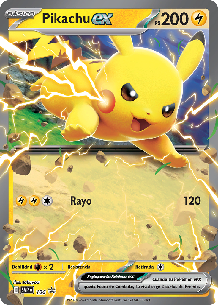 Pikachu ex (SV Promo 106 TCG) - WikiDex, la enciclopedia Pokémon