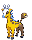 Imagen de Girafarig variocolor hembra en Pokémon Negro y Blanco