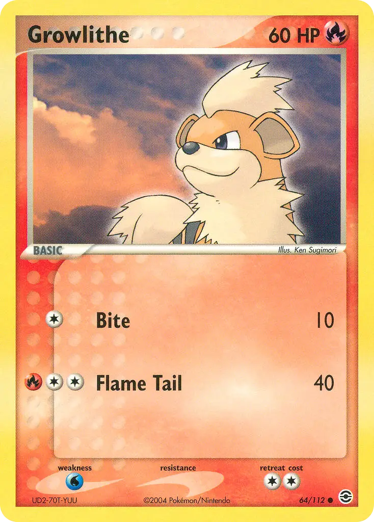 Growlithe (FireRed & LeafGreen TCG) WikiDex, la enciclopedia Pokémon
