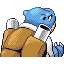 Imagen posterior de Blastoise en Pokémon Rubí y Pokémon Zafiro