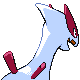 Imagen posterior de Lugia variocolor en Pokémon Oro HeartGold y Pokémon Plata SoulSilver