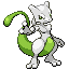 Imagen de Mewtwo variocolor en Pokémon Rubí y Zafiro