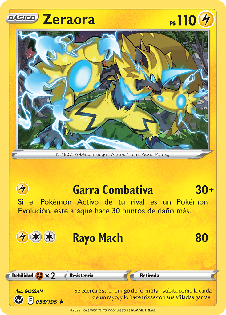 Qual é a altura de Zeraora? Leia aqui: Qual animal é Zeraora