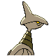 Imagen posterior de Skarmory variocolor en Pokémon Diamante y Pokémon Perla