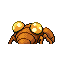 Imagen posterior de Paras variocolor en Pokémon Rojo Fuego y Pokémon Verde Hoja