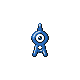 Imagen de Unown variocolor en Pokémon Diamante y Pokémon Perla