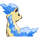 Imagen posterior de Ponyta variocolor en Pokémon Oro HeartGold y Pokémon Plata SoulSilver