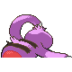 Imagen posterior de Slakoth variocolor en Pokémon Platino