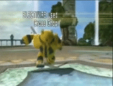 Tajo cruzado en Pokémon Battle Revolution.