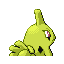 Imagen posterior de Larvitar variocolor en Pokémon Esmeralda