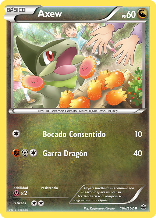 Axew Turboimpulso 108 Tcg Wikidex La Enciclopedia Pokémon