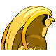 Imagen posterior de Pidgeot variocolor en Pokémon Oro HeartGold y Pokémon Plata SoulSilver