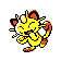Imagen de Meowth en Pokémon Plata