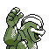 Imagen posterior de Machamp variocolor en Pokémon Cristal