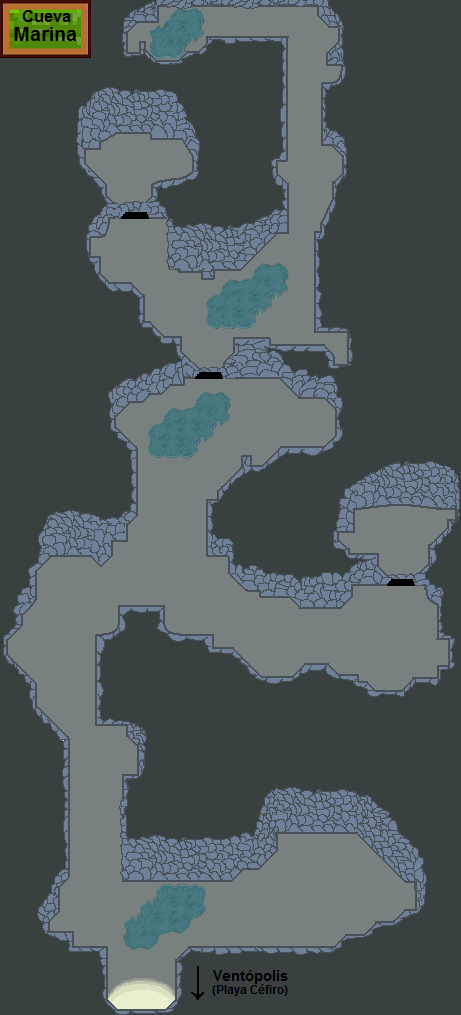 Plano de la Cueva Marina