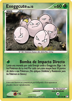 Carta de Exeggcute